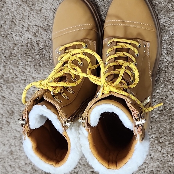 Nine West Women's Sherpa Pike Combat Ankle Boot, NWOB - Picture 7 of 13